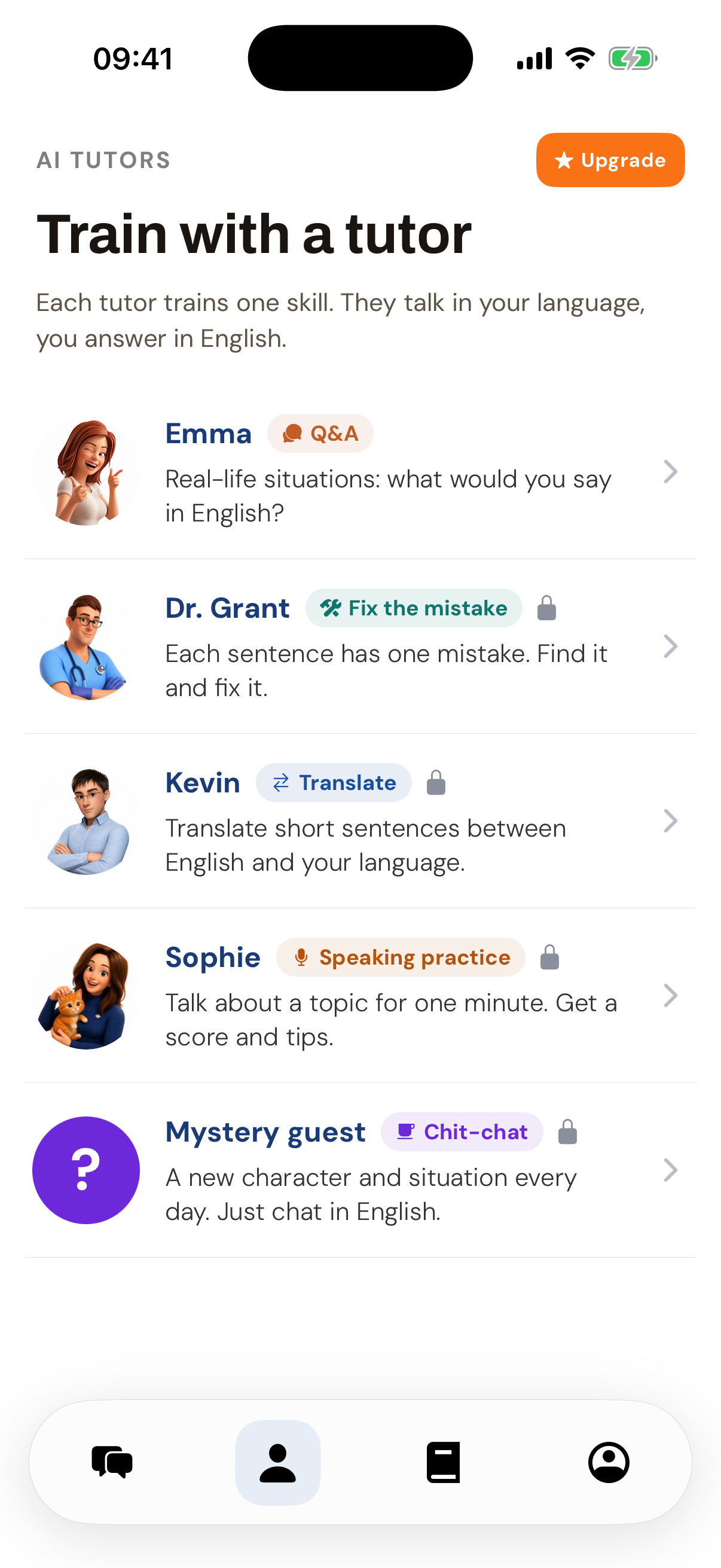 AI tutors for English